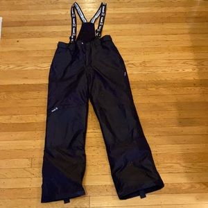 Unisex black Kamik ski snow bibs